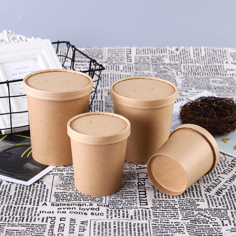 Kraft Paper Soup Bowl Greeniepack